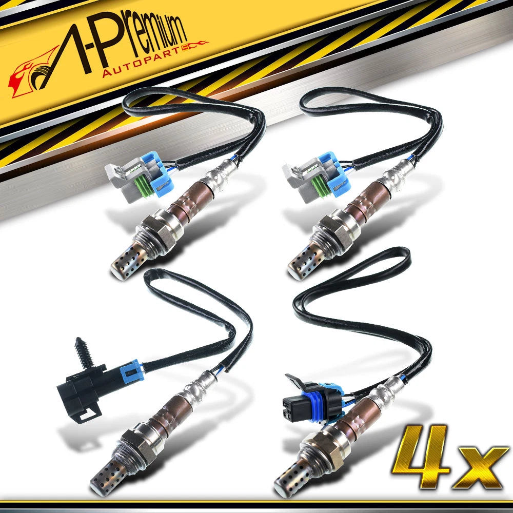 Set of 4 O2 Oxygen Sensors for Silverado 2500 3500 (2001)
