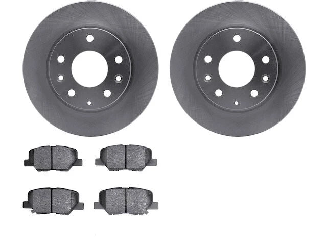 Rear Brake Pad and Rotor Kit for Mazda 3 Sport (2017–2018) SQ935VK