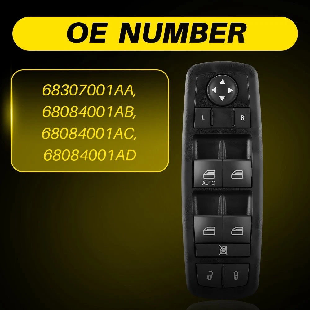 Driver Door Master Window Switch for Dodge Journey (2017â2019)