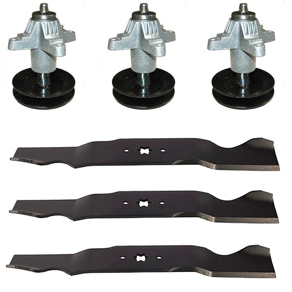 Spindles & Blades Set for MTD (Replaces 490-110-C125)