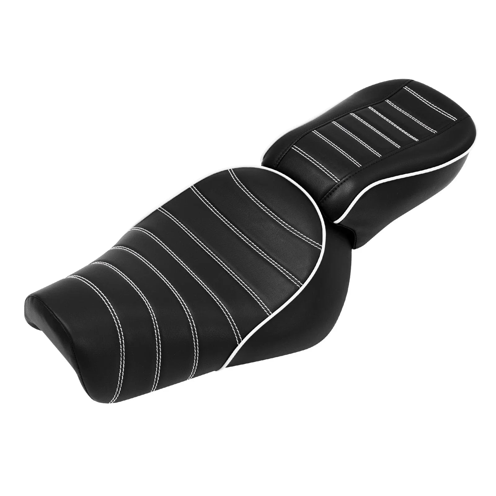 Driver & Passenger Seats for Harley Iron 883 XL883N (2016-2022) Black & White