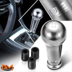 J2 Aluminum Ball Teardrop Shift Knob for 6-Speed MT (M8 M10 M12) Silver