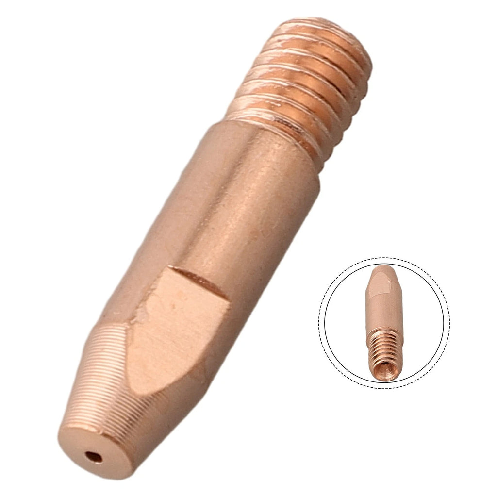 M6 Welding Torch Tips Set of 3 (0.8/1.0/1.2mm) for Metalworking
