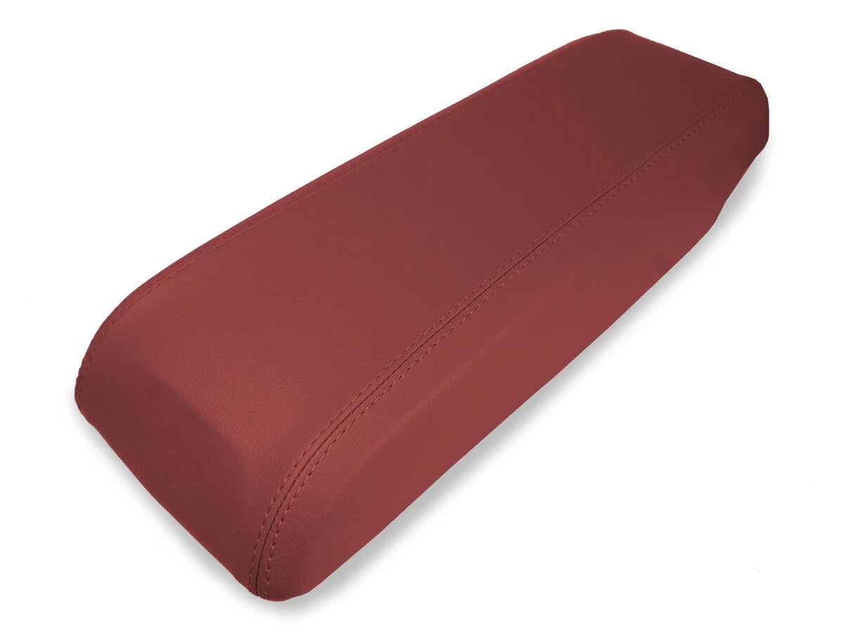 Leather Console Lid Armrest Cover for Mazda CX-7 (2007–2012) Red