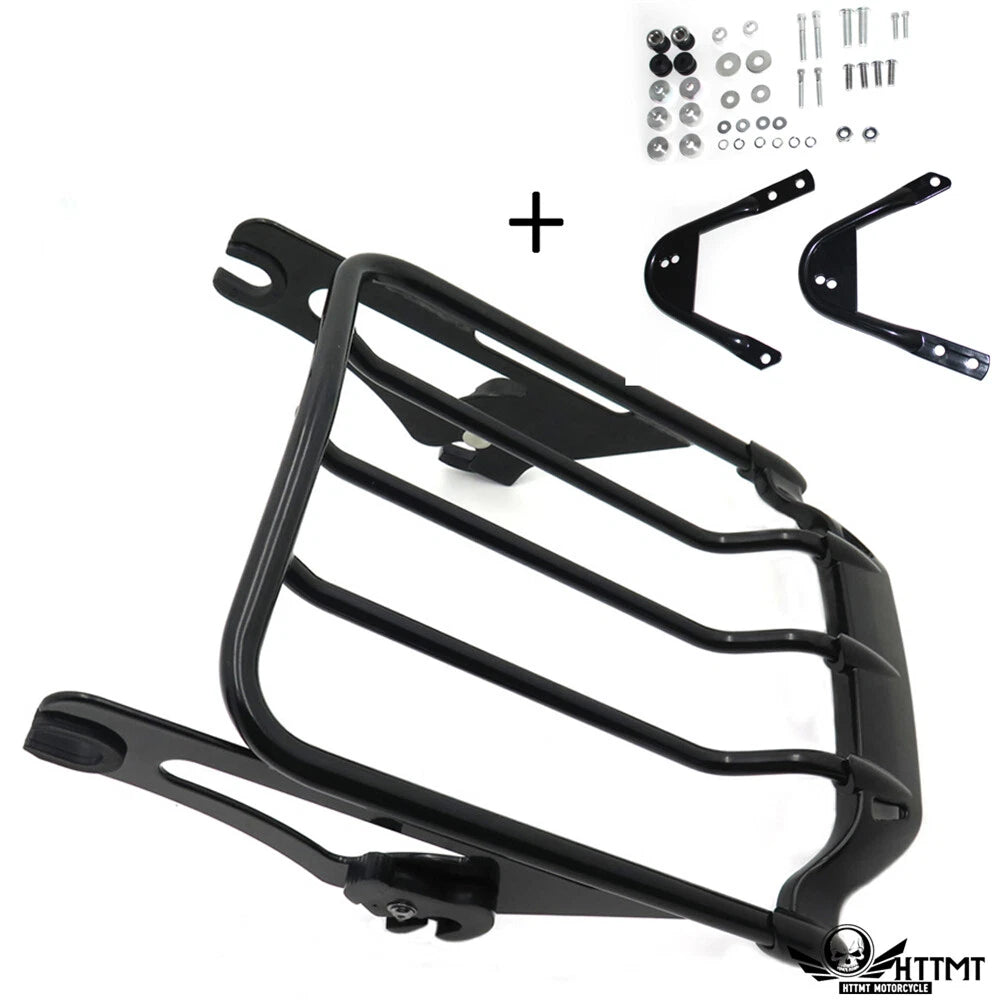 Detachable Two-Up Air Wing Luggage Rack for Harley Touring (1997–2008)