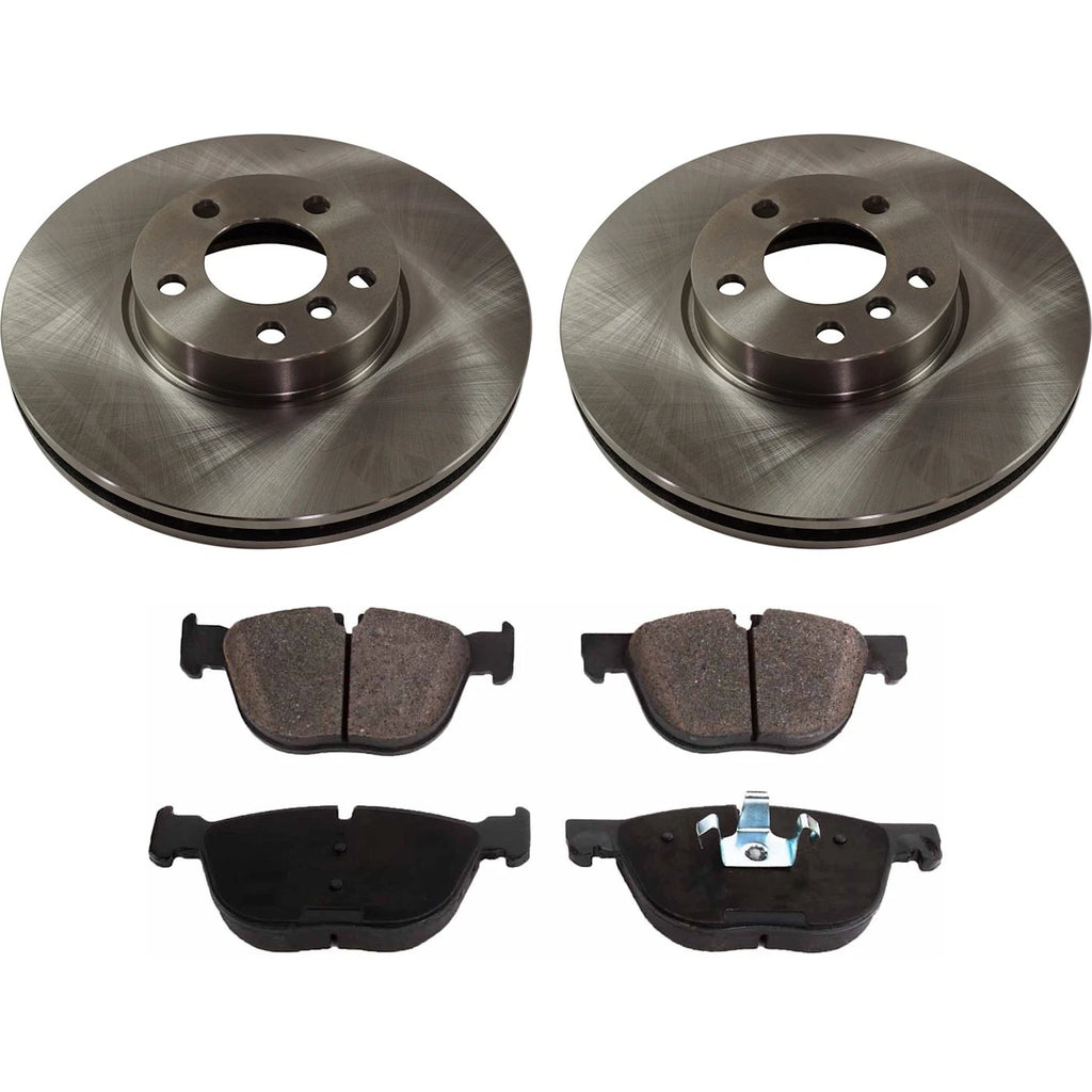 Brake Disc and Pad Kit for BMW X5, X6 (2007–2019) Front 5 Lugs