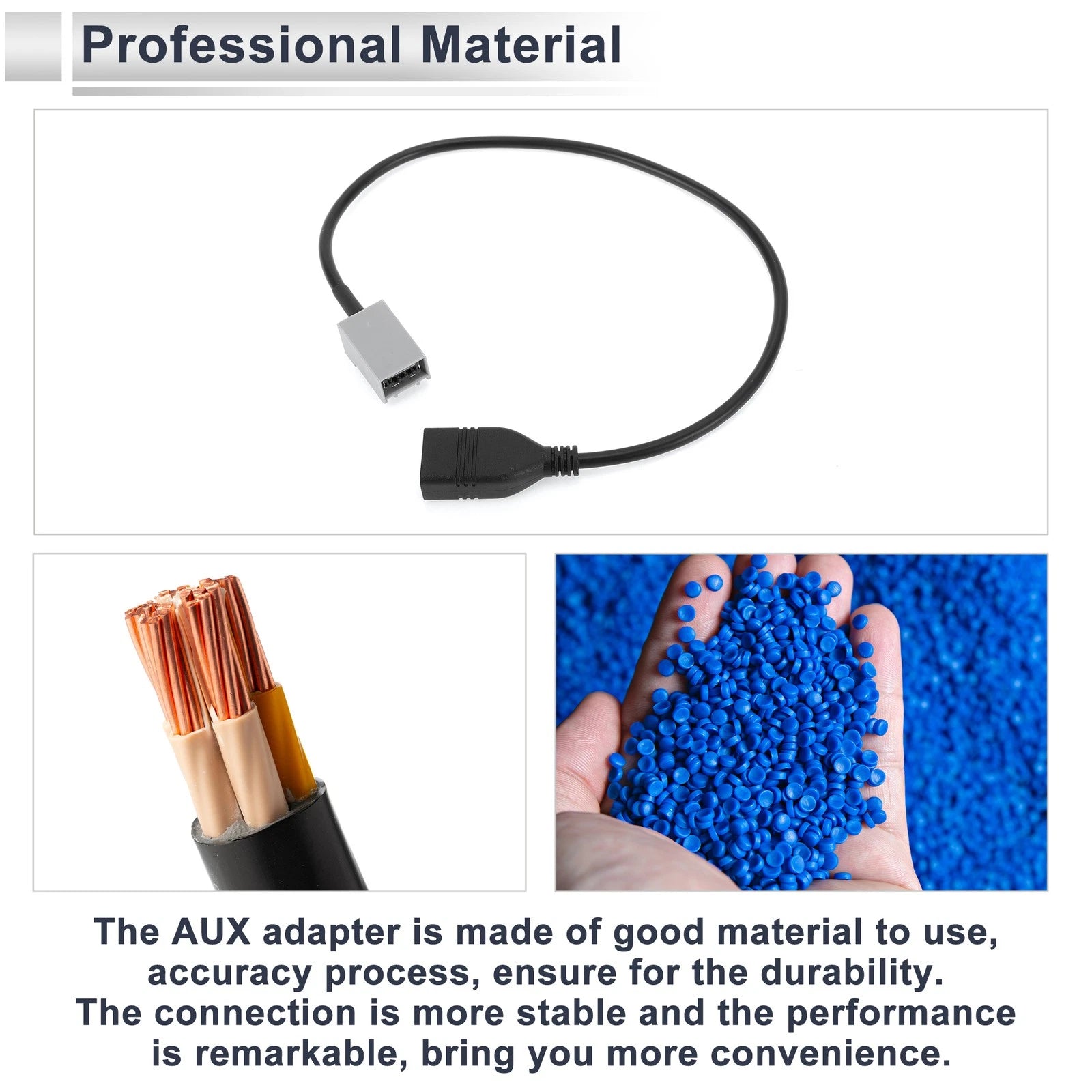 Audio Aux Adapter Cable for Honda (USB to MP3)