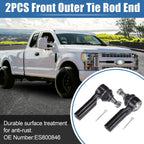 2X Front Outer Tie Rod End Links Kit for Ford Escape (2005–2007) No. ES800846