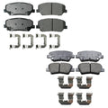 Akebono ProACT Ceramic Disc Brake Pad Kit for Kia Optima (2011–2020)