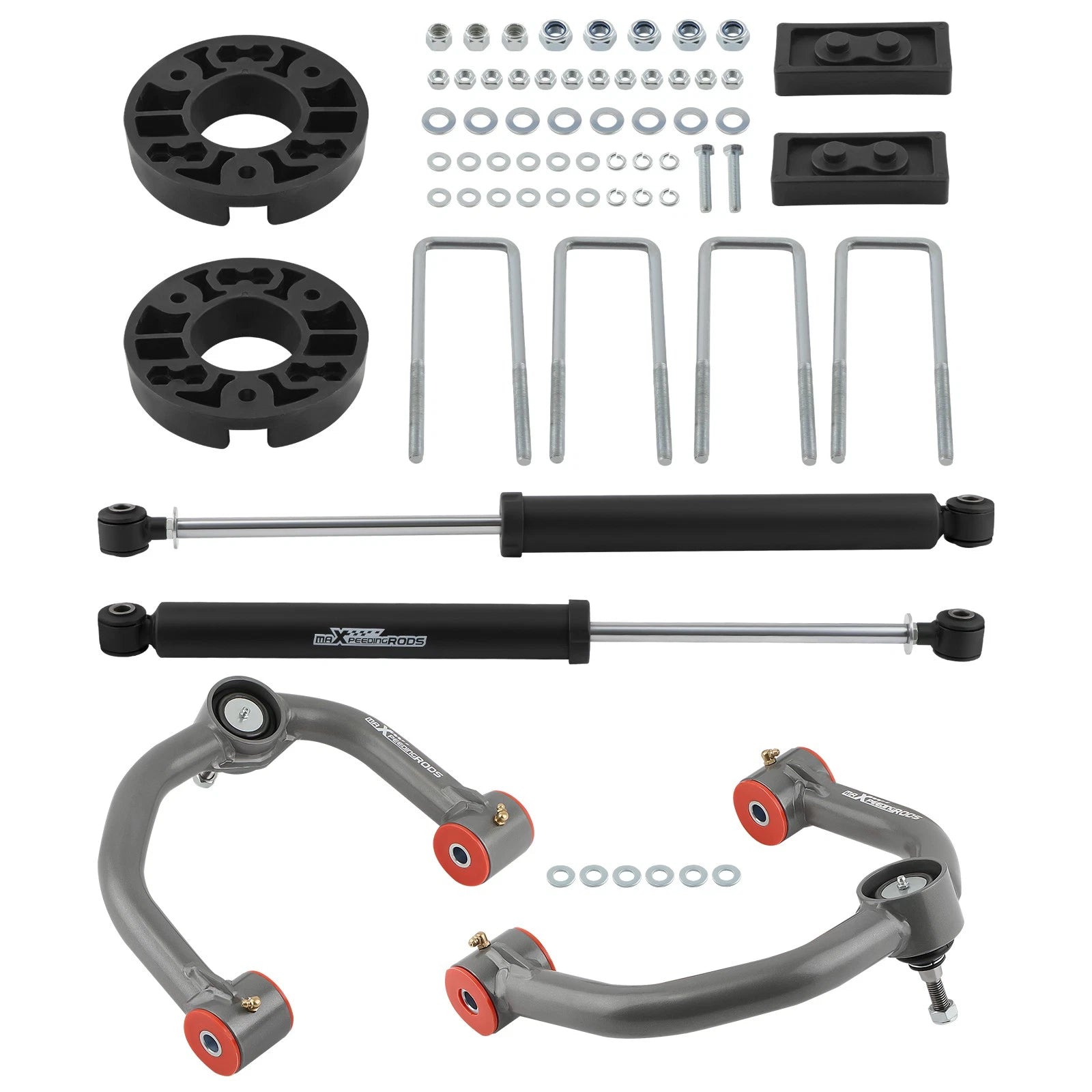 2" Lift Level Kit for Ford F-150 (2009–2020) 2WD/4WD with U-Bolts
