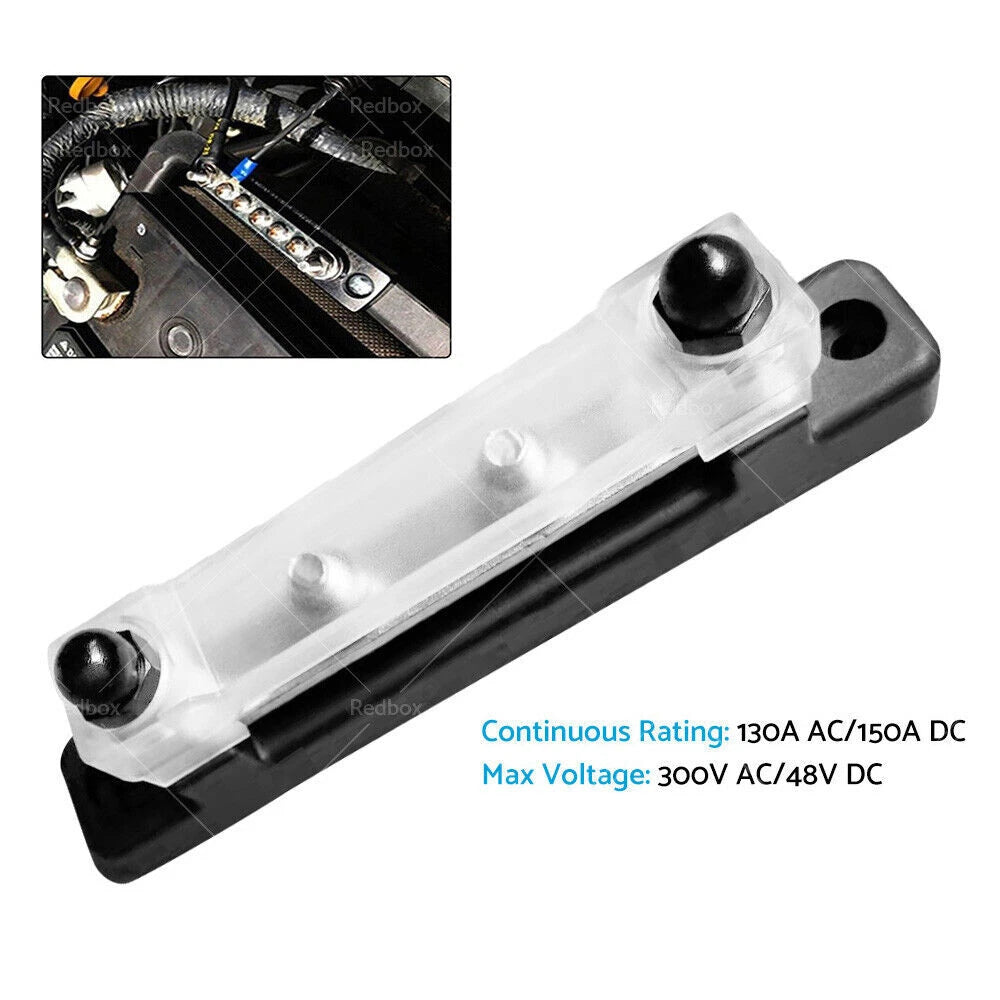 2-Way Bus Bar 12V 150A for Auto Marine Boat