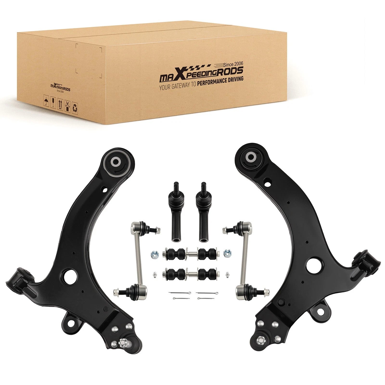 8x Front Suspension Lower Control Arms Kit for Pontiac Grand Prix (2004–2008)