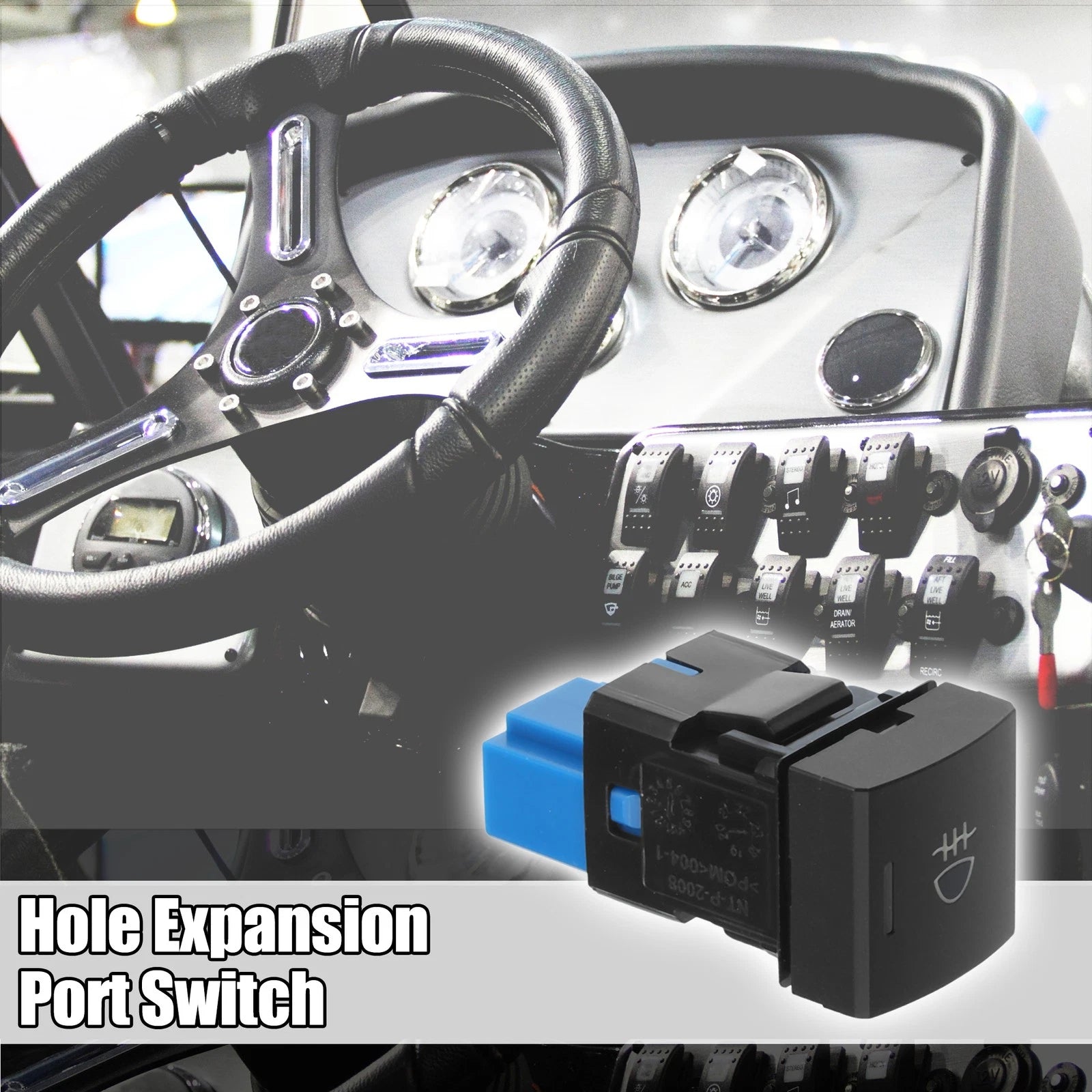 Rear Fog Light Switch with Wire for Toyota (1 Pcs)