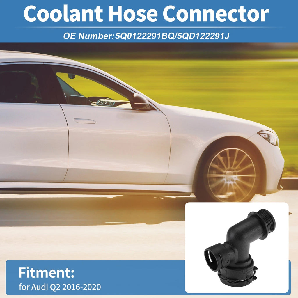 Engine Coolant Hose Connector for Audi Q2 (2016–2020) 5Q0122291BQ