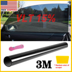 15% VLT Window Tint Film Roll 20" x 10' for Car Home Office