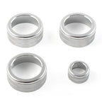 4 x AC Climate Control Knob Ring Covers for Honda Civic (2022 - Present) Silver