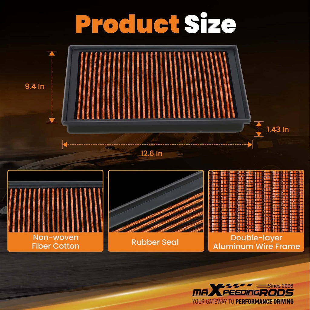 Engine Air Filter Element for Toyota 4Runner Lexus GX460 (2010–2021) 1780138050