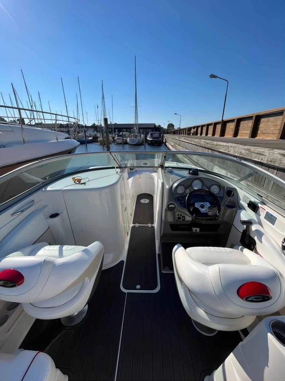 EVA Foam Teak Decking Flooring Mat for Rinker Captiva 246 (2008)