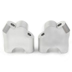 Silver HandleBar Bar Risers Mount Clamp Adapter for BMW F800R (2015-2017)