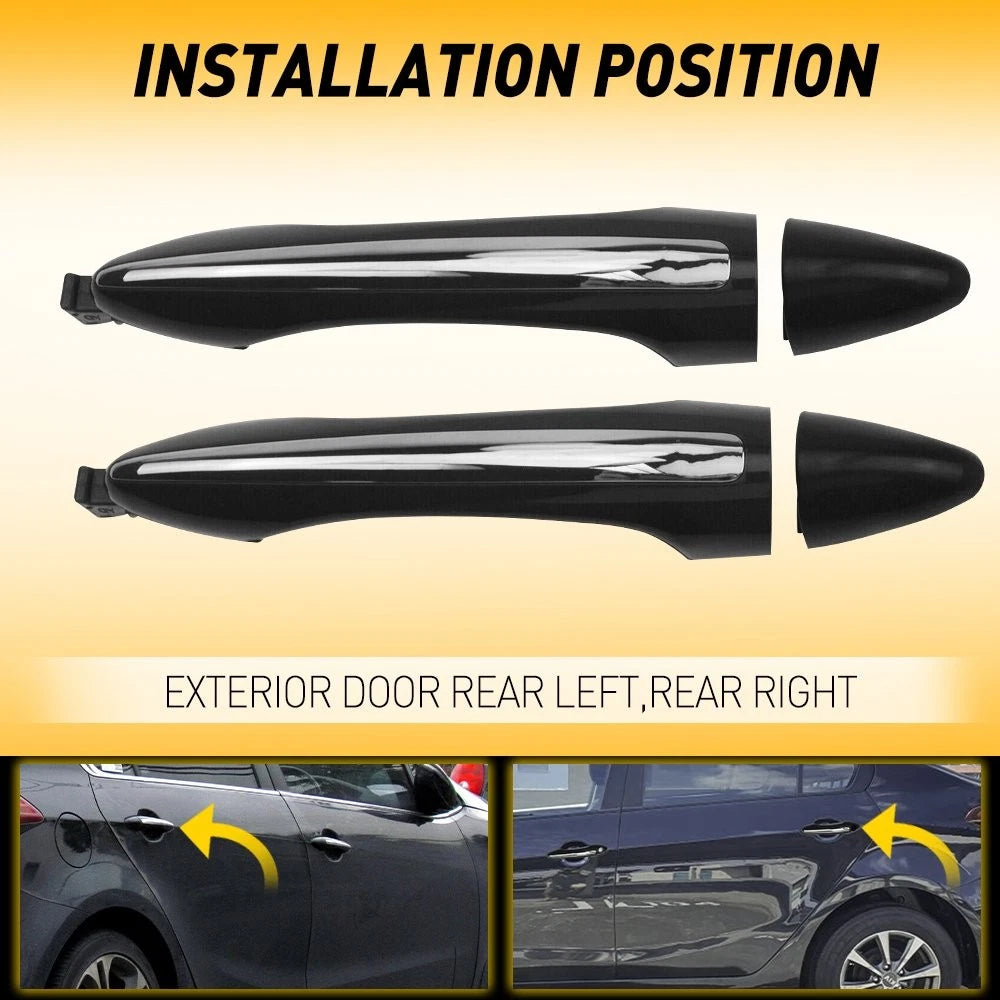 2X Exterior Door Handles for Kia Forte Cerato (2014–2018)