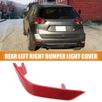 Rear Left Bumper Reflector Light Cover for Nissan Rogue (2014–2020) 26565-6FV0A Red