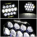 LED DRL Projector Headlights for Jeep Wrangler JK (2007–2018) - Black Housing