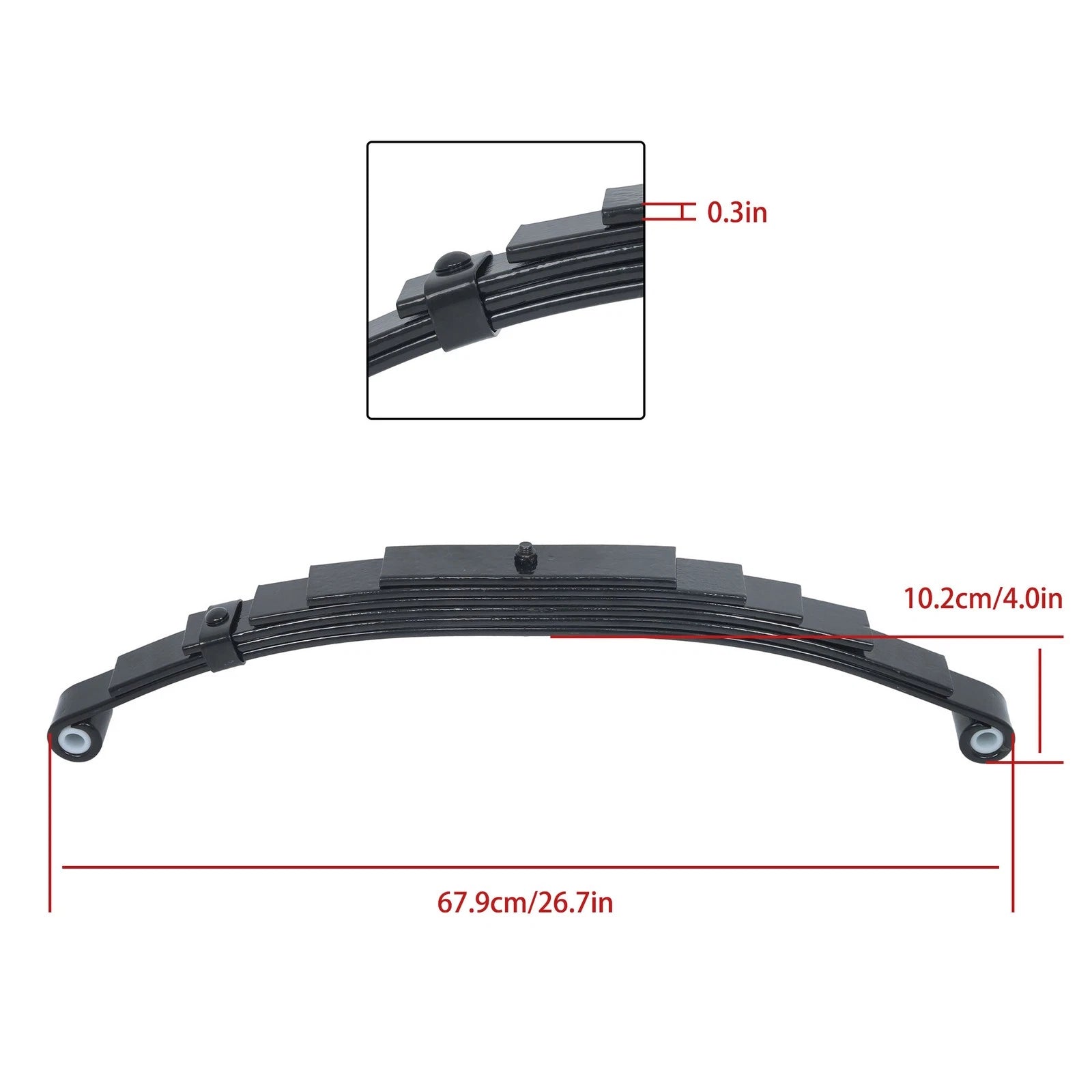 Tandem Trailer Axle Suspension Kit for Trailer (7000lbs)