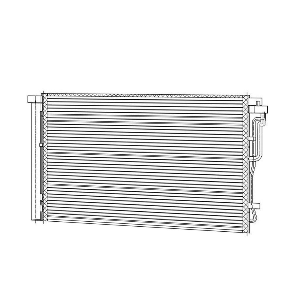 Replacement A/C Condenser for 2017–2020 Hyundai Elantra Sedan