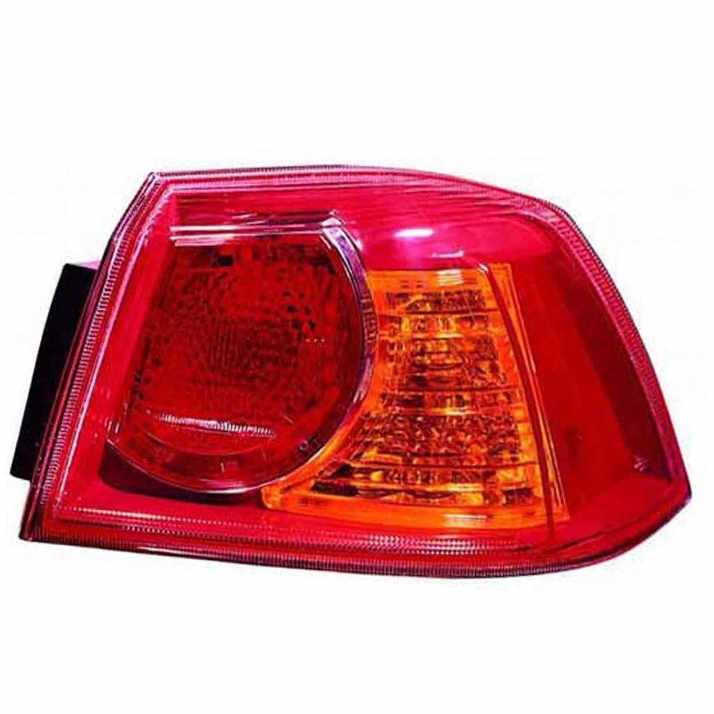 Tail Light Outer Assembly Passenger Side Replacement for Mitsubishi Lancer (2008–2009)