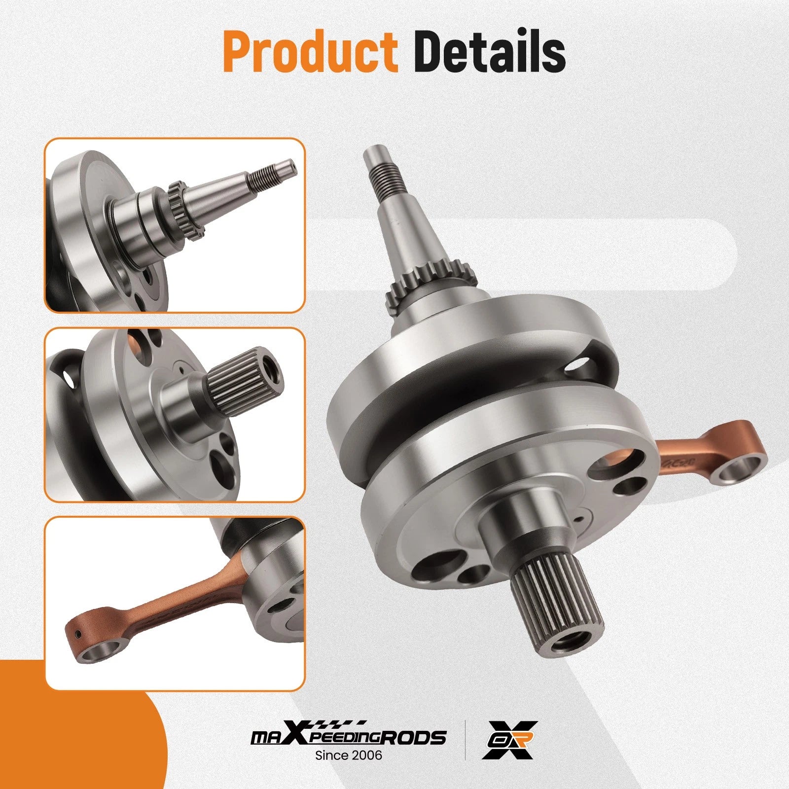 Engine Crankshaft for Honda CRF250R (2004–2007) 13000-KRN-A00