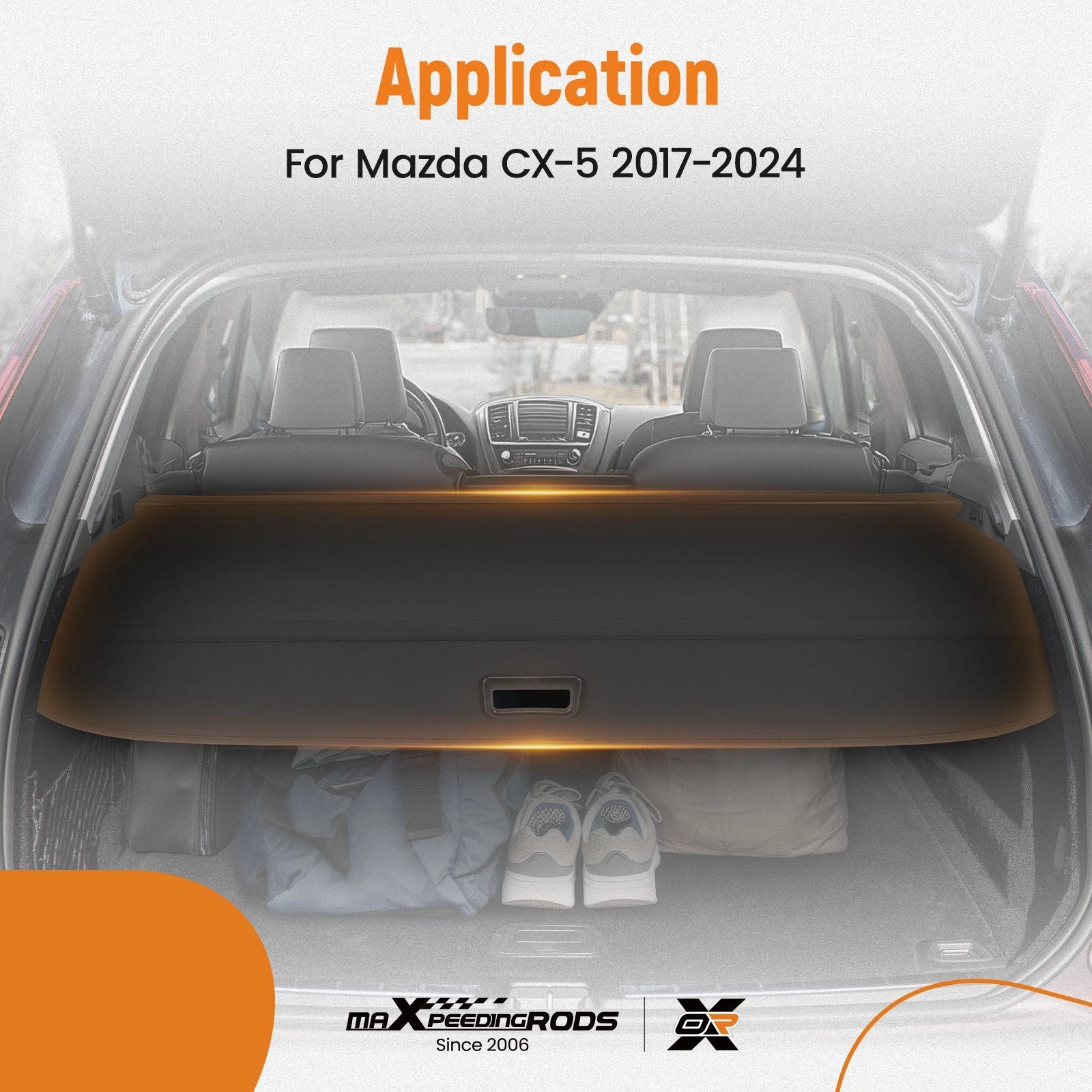 Cargo Cover for Mazda CX-5 (2017–2024) Rear Privacy Protection