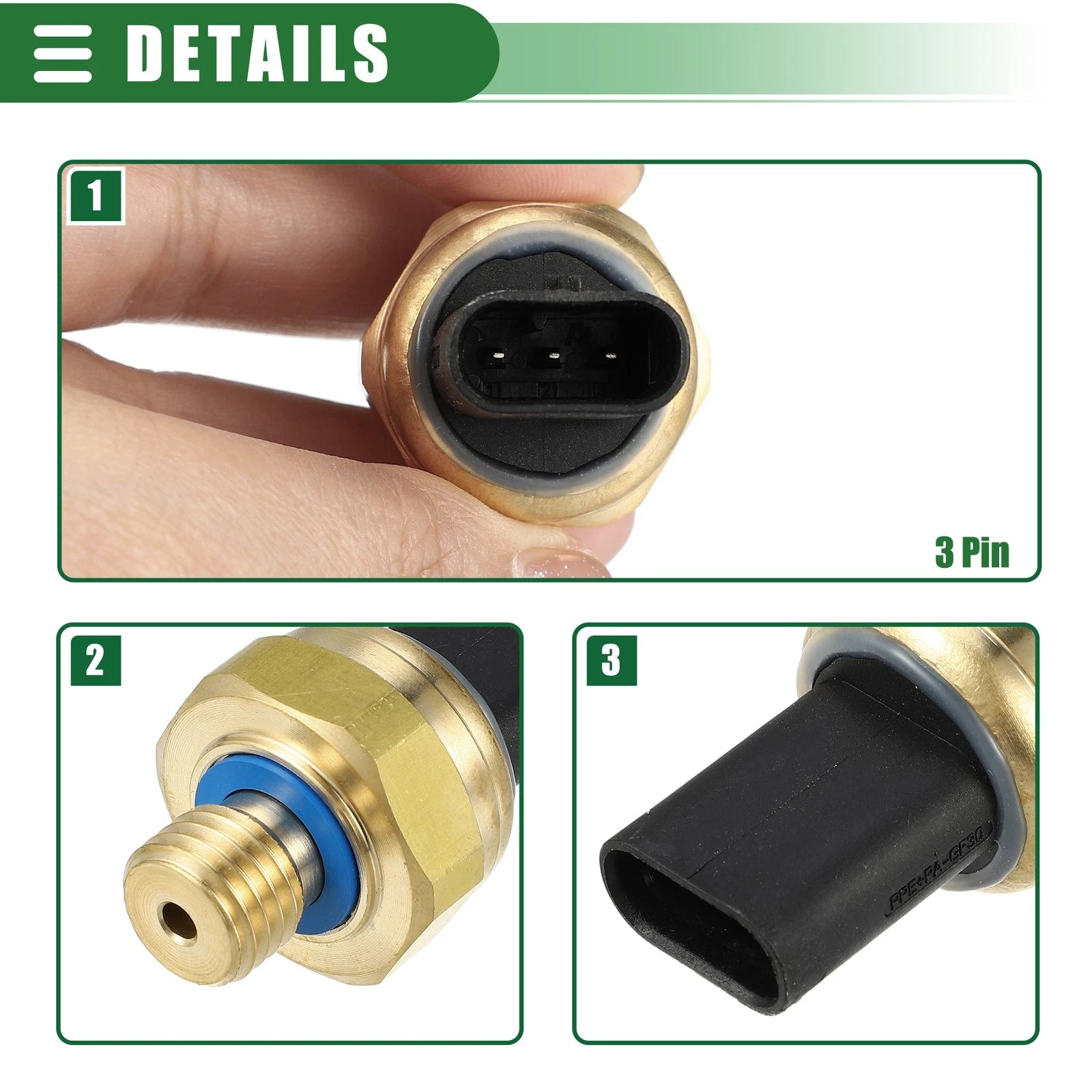 Fuel Oil Pressure Sensor for BMW (No. 7592532, 12617592532)
