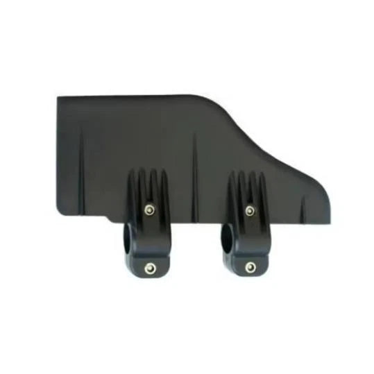 Replacement Rudder Kit for 24-55 lb Thrust Electric Outboard Motors (Black)