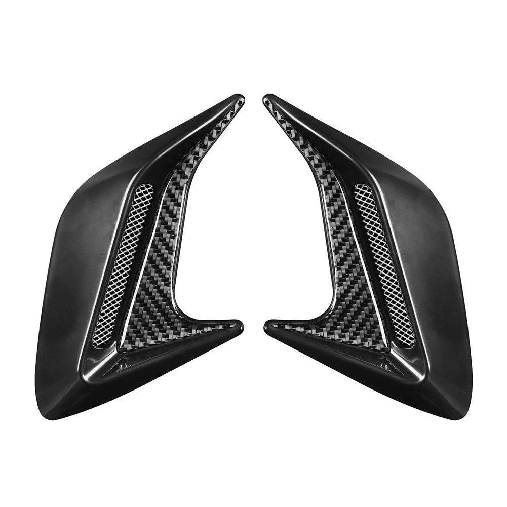 Side Vent Air Flow Fender Intake for Universal Fit Car (Carbon Fiber)