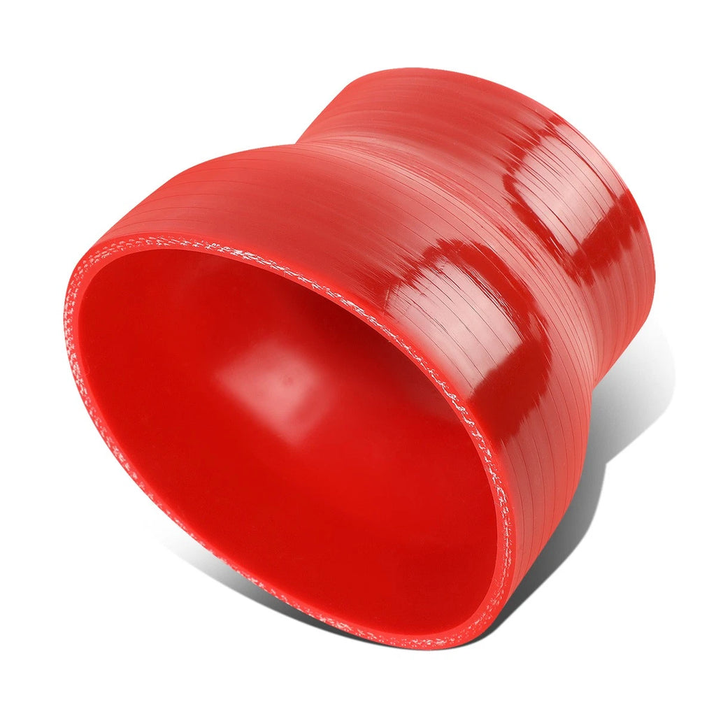 3" to 4" 200PSI Turbo Intake Piping Silicone Coupler Reducer Hose Red