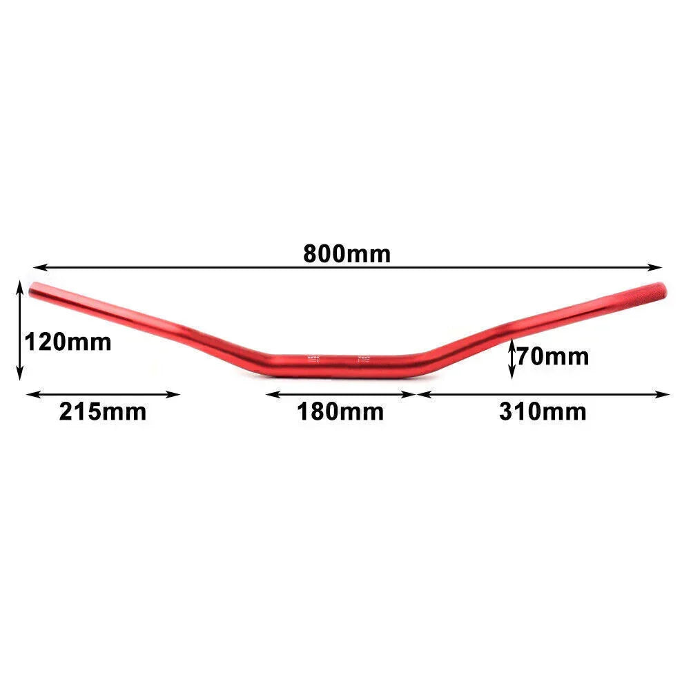 1 1/8" Handlebar Fat Bar for Dirt Bike Motocross Motorcycle Off Road Red