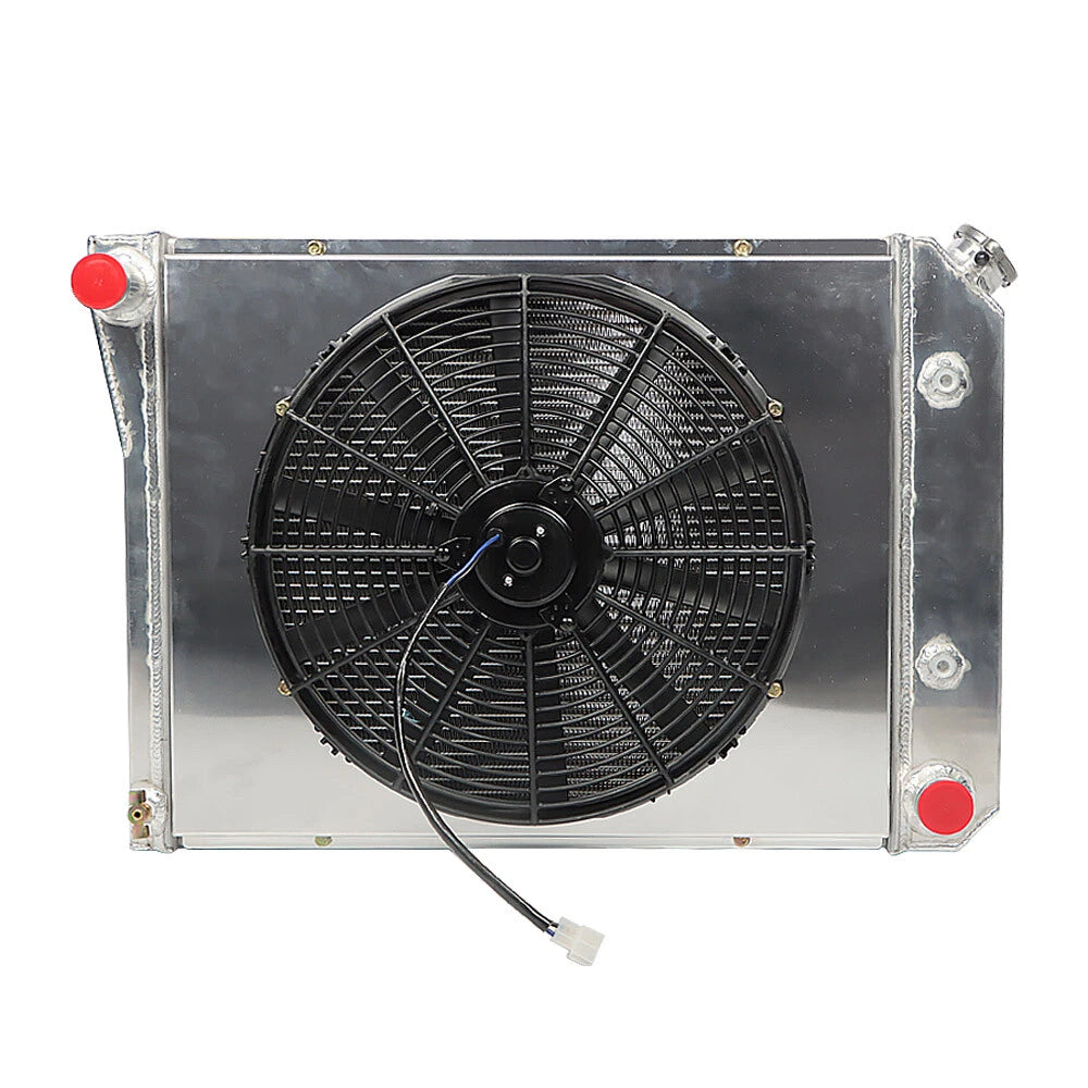 3 Row Radiator and Shroud Fan Kit for Chevy Nova/Camaro/El Camino (1969–1984)