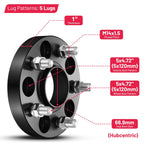 Wheel Spacers for Chevy Buick Cadillac (2014-2014) 5x120 (4pcs, 66.9mm)