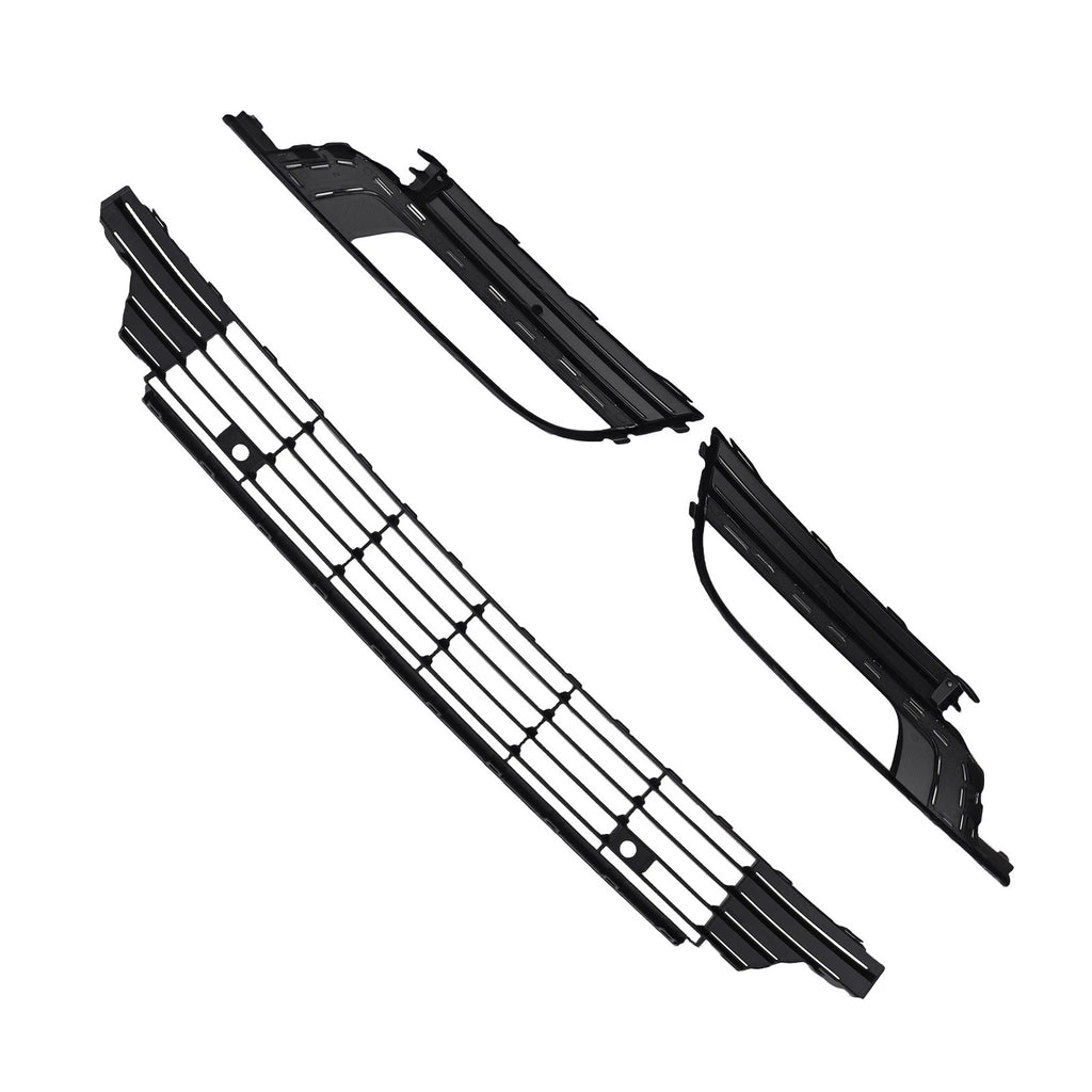 Front Bumper Grille for VW CC (2013-2017) Black Chrome