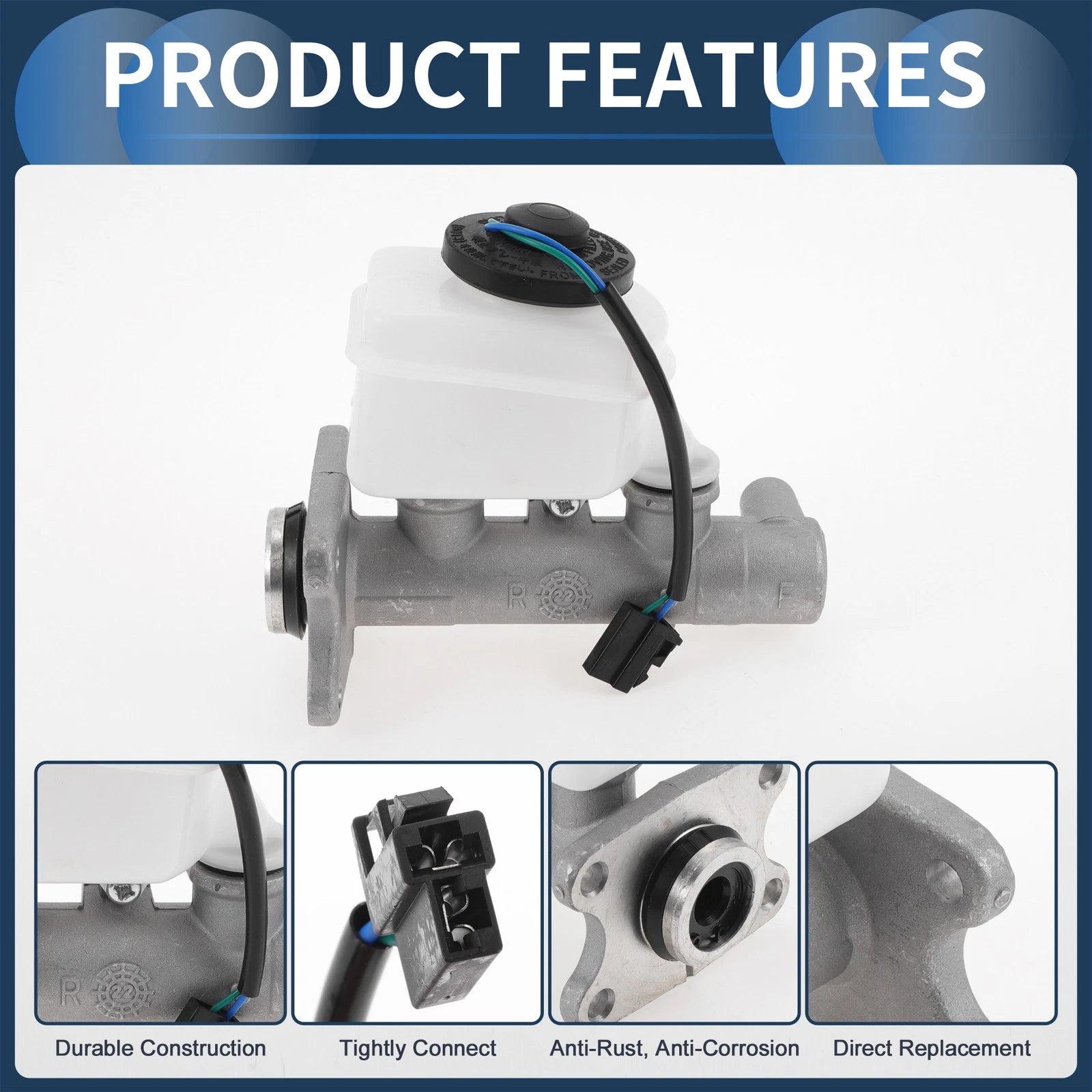 Brake Master Cylinder with Reservoir No. 472013D060 for Toyota Hilux (1988–1998)