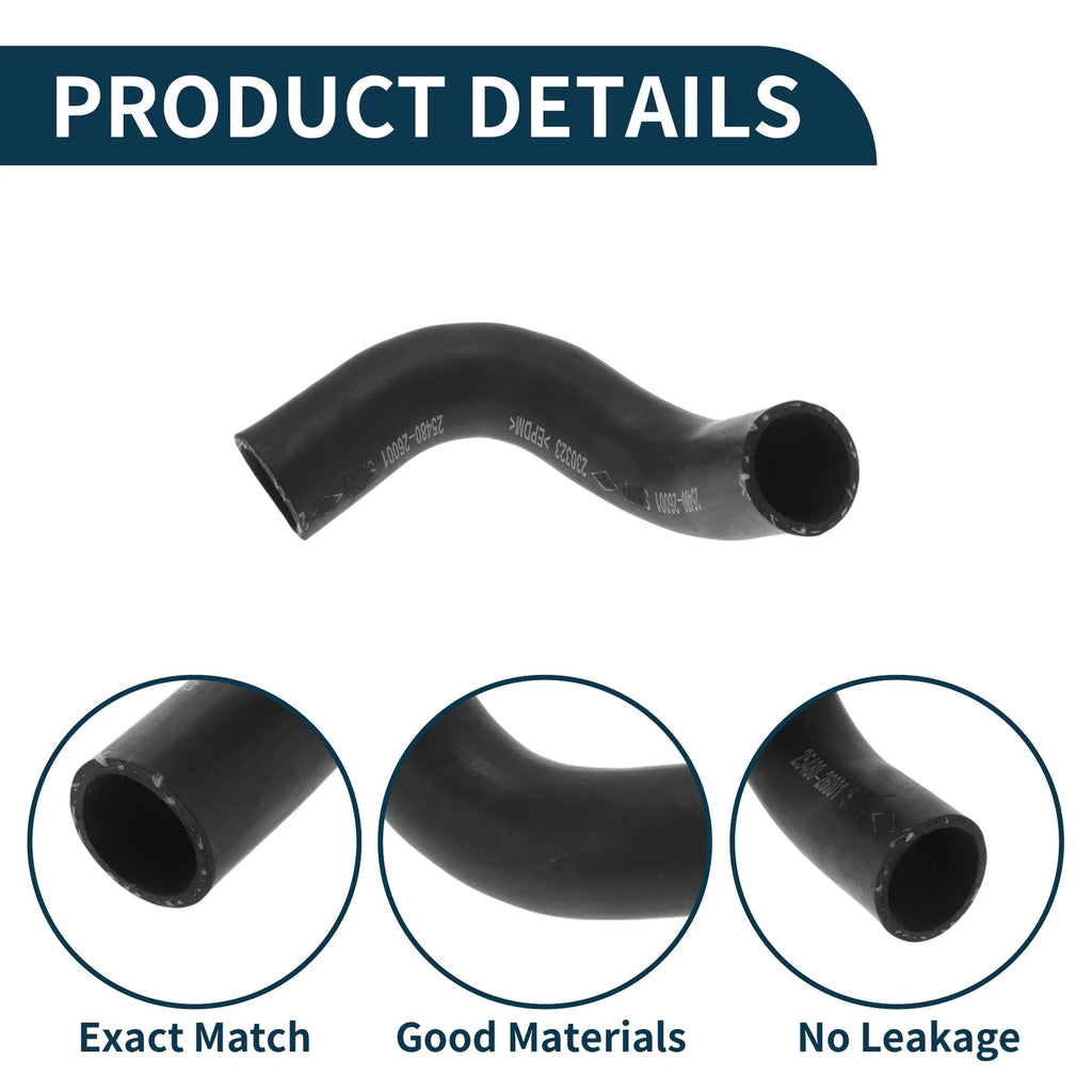 Radiator Hose No. 2547226001 for Hyundai Elantra (2000–2006) Rubber