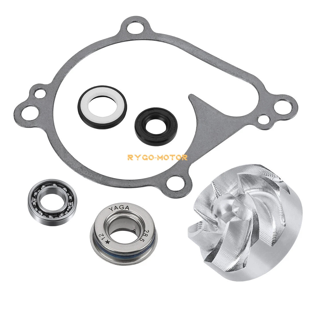 Water Pump Impeller Seal Gasket Kit for Kawasaki Brute Force 650 (2005–2013)