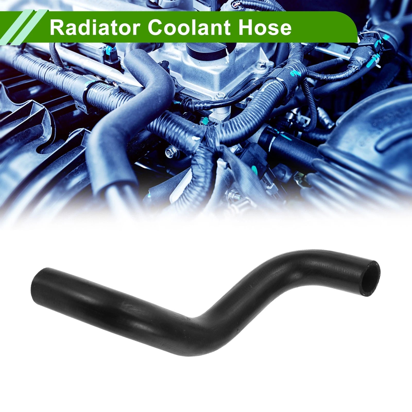 Radiator Coolant Hose for Toyota Corolla iM (2017–2018) No. 16573-37040 Rubber Black
