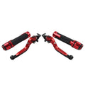 Folding Extendable Brake Clutch Lever Grip Set for Yamaha FJR XJR 1300 (2001-2006)