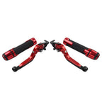 Folding Extendable Brake Clutch Lever Grip Set for Yamaha FJR XJR 1300 (2001-2006)