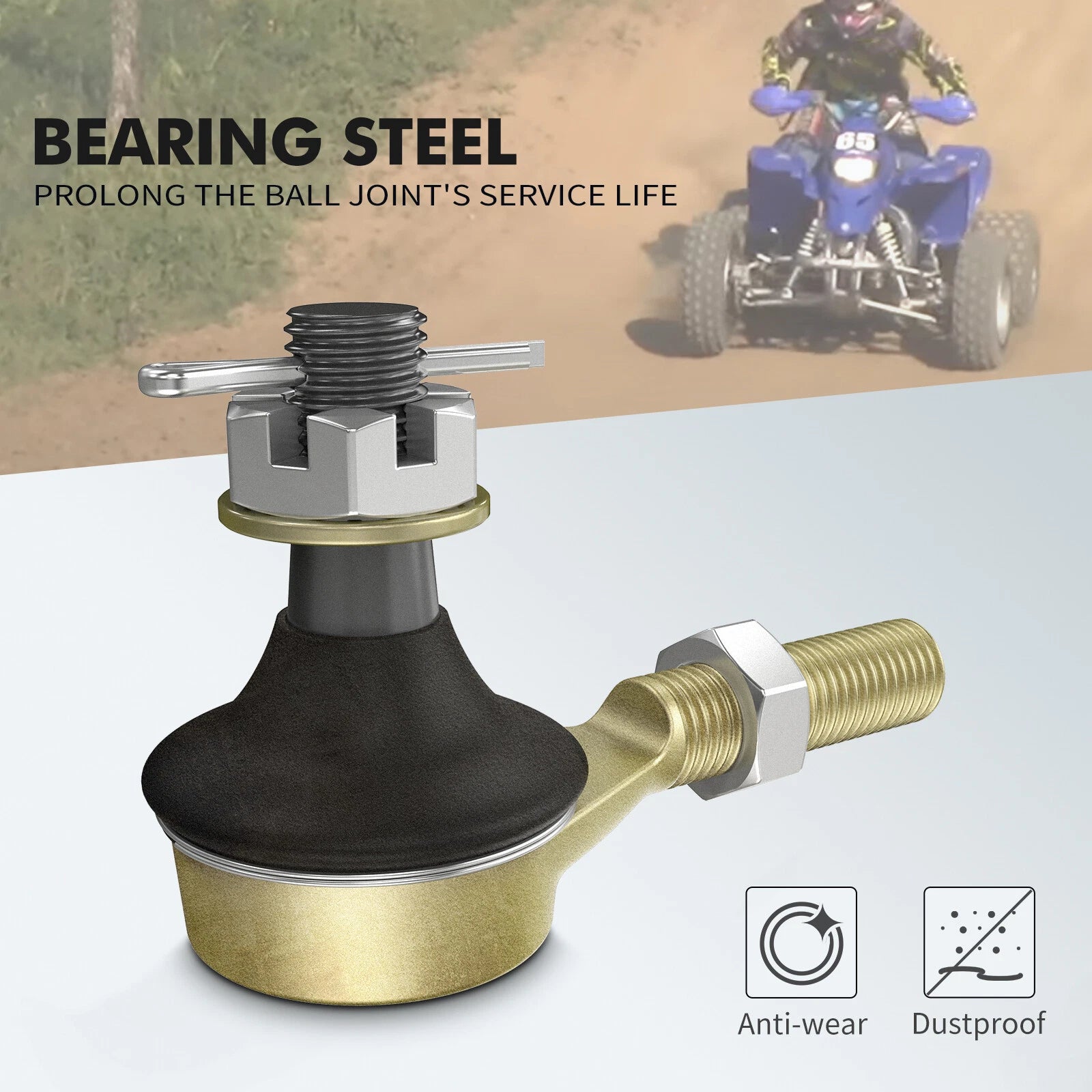 Tie Rod Ends Ball Joints Upgrade Kit for Yamaha Blaster 200 (1988–2006)