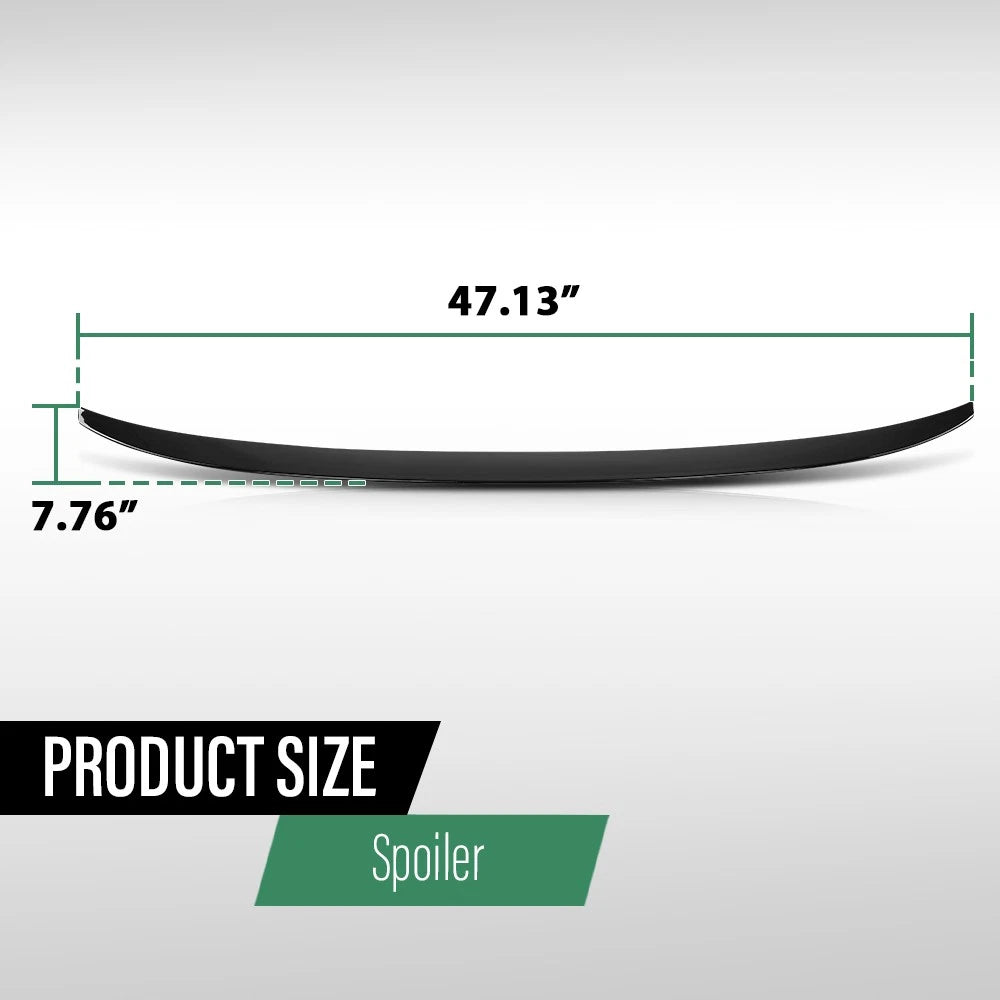 Rear Trunk Spoiler Wing for BMW 4-Series F32 (2014–2020) Gloss Black