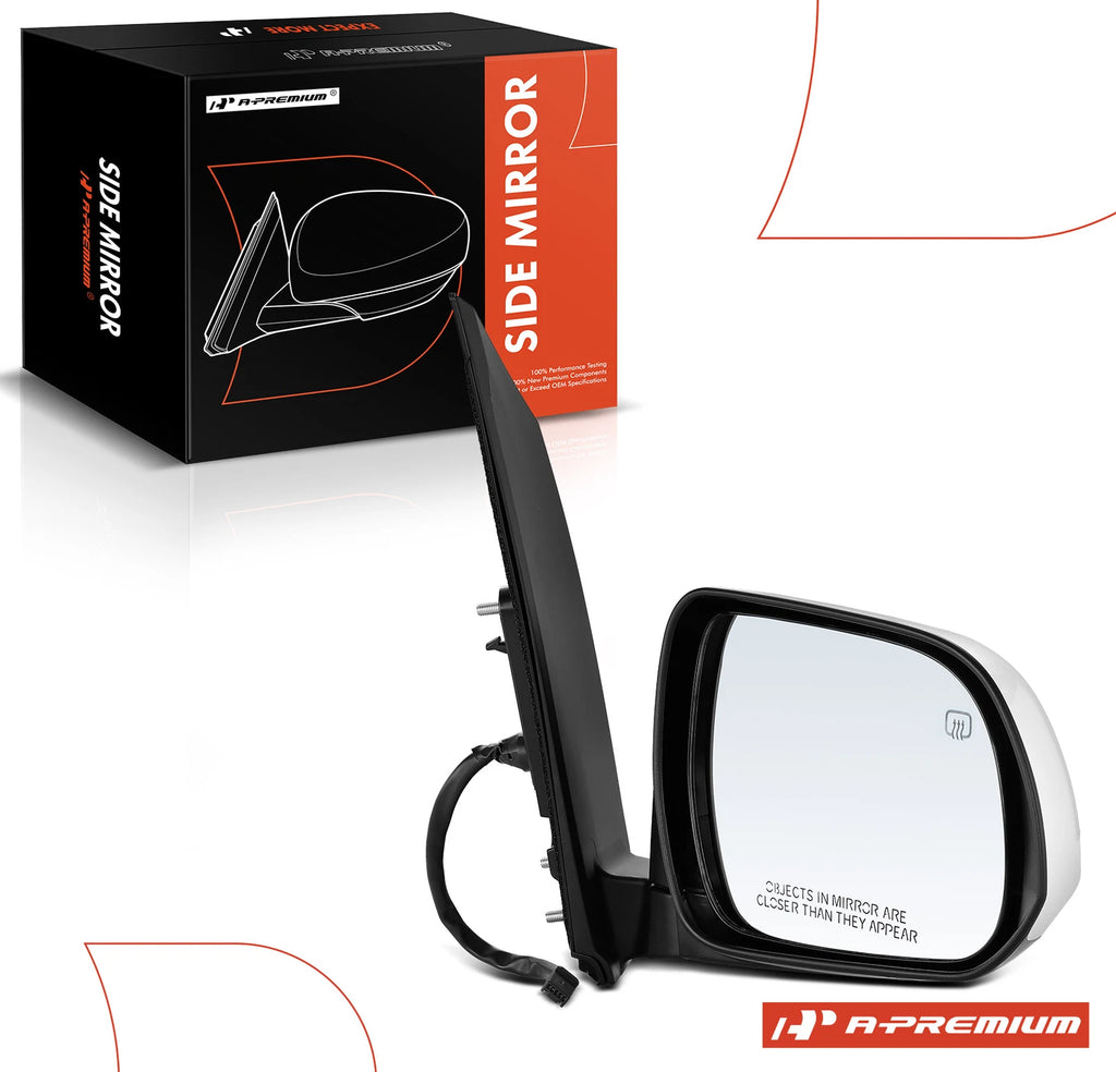 Passenger Power Mirror with Manual Folding for Toyota Sienna (2011-2012)
