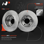 Set of Rear Disc Brake Rotors & Ceramic Pads for BMW 328i 328xi (2007–2008)