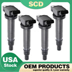 Set of 4 Ignition Coils UF495 for Toyota Tacoma Tundra 4Runner Lexus (2003–2016)